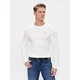 Tommy Jeans Majica z dolgimi rokavi DM0DM04409 Bela Slim Fit