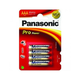 Panasonic alkalne baterije AAA (4 kosi)