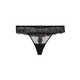 LingaDore Tangice DAILY LACE, črna