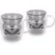 Lamart LT9126 Dvodelni komplet kozarcev Bear Vaso,230 ml, črna