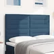vidaXL vidaXL LED vzglavnik moderni dizajn modra 160 cm tkanina, (22084054)