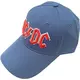 ACDC Red Logo Denim Baseball Cap