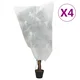 Navlake od flisa za biljke s vezicom 4 kom 70 g/m2 0,8 x 0,8 m