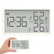 Digitalni LCD termometer higrometer ura 10cm bel