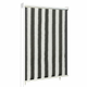 312679 vidaXL Outdoor Roller Blind 60×140 cm Anthracite and White Stripe