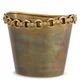 Casa Padrino luxury wine cooler vintage brass H. 21 cm - Champagne cooler - Hotel accessories