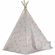 Enero Otroški šotor Teepee FLAMENGO z blazino in vzglavnikoma, dimenzije 120x120x160 cm T-205