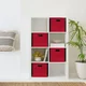 Aberto Design Set kutija za odlaganje stvari HMY-6358, 4 komada, Crveni