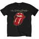 The Rolling Stones Majica Plastered Tongue Unisex Black XL
