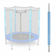 shumee Spodnja opora za trampolin z zunanjo mrežo 4,5 ft modra Neo-Sport