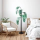 Aberto Design Podna lampa Palm 13920 , 71 x 71 x 157 cm, 5 x E14, 250 cm Kabl,, Crna