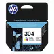 HP N9K05AE - Cartridge No.304, Tri-color Original Ink, 100 pages