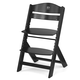 kinderkraft® dječja stolica za hranjenje enock™ black z blazino black and white