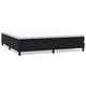 Vidaxl Box spring postelja brez vzmetnico črna 200x220 cm žamet