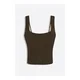 Bershka Top rjava