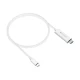 Beli moški 24-pinski USB-C 2,5 m moški 19-pinski HDMI tip A