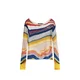 Desigual Pulover modra/rumena/rjasto rdeča/bela
