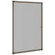 Vidaxl Komarnik za okna rjav 90x120 cm