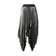 AllSaints Krilo Elisa črn denim/srebrna