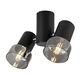 Rabalux Plafonska spot lampa Hatice, 2xE14, Crna