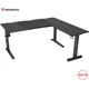 GENESIS HOLM MODULAR 160 CORNER pisarniška/gaming miza, črna