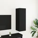 TV Kabinet za Zid Zidne Crni hrast 30,5 x 30 x 90 cm