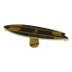 ACRAsport Indoorboard Wave balance board Acra, črna in rumena