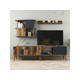 Hanah Home TV komoda Madrid - antracit