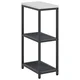 Vidaxl Shramba za kuhinjo HATTEM Antracit 30 x 50 x 92 cm Jeklo