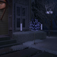 shumee Božično drevesce 120 LED lučk modri češnjevi cvetovi 150 cm