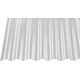 PC valovita plošča Sinus 76/18 žlebasta prozorna 1,4 mm 2.000 mm x 900 mm