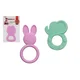 Profibaby Silikonska igrača za grizenje živali 10-13,5 cm v vrečki 11x20 cm 0m+