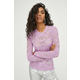 Pulover Blugirl Blumarine za žene, boja: ružičasta, lagani