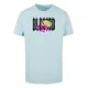 Mens T-shirt Blessed Rose blue