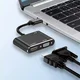 Kettz konvertor kt-u2hv055 usb 3.0 m. na hdmi + vga + aux 3.5mm ( 11-302 )