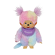 Monchhichi Mončiči dekle mavrično (napolnjeno s kroglicami) 20cm