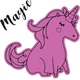 Sizzix 662943 Komplet šablon za rezanje Unicorn 3 kos