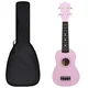 Vidaxl Otroški ukulele soprano s torbo roza 21