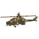 Woodcraft Lesena 3D sestavljanka Jurišni helikopter Apache