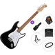PSD Guitars STC-100-HSS SET Black Električna kitara