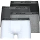 Athena BASIC COTON Pack de 4 Črna