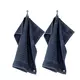 Set of 2 kitchen towels, cotton, 50 x 50 cm, Pharao, Dark Blue - Tis