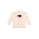 TOMMY HILFIGER Majica temno modra/živo rdeča/bela/off-bela