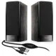 MICROLAB Stereo zvučnici B-56 USB pwr, 3.5 mm crni