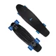 Muuwmi NoRules Skateboard ABEC 5 FUN črna in modra