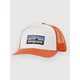 Patagonia P-6 Logo Trucker Kapa s šiltom white w/redtail rust