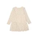 LilAtelier Obleka NMFLAGO ecru / siva / temno zelena