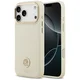 GUESS maskica za iPhone 17 Pro Max kompatibilna s MagSafe (PU s logom od zrnaste strass tkanine) bež