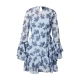 VERO MODA Obleka VMCamille marine/svetlo modra