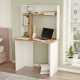 Hanah home Radni sto 90x148,6x51,6cm Bež-Beli